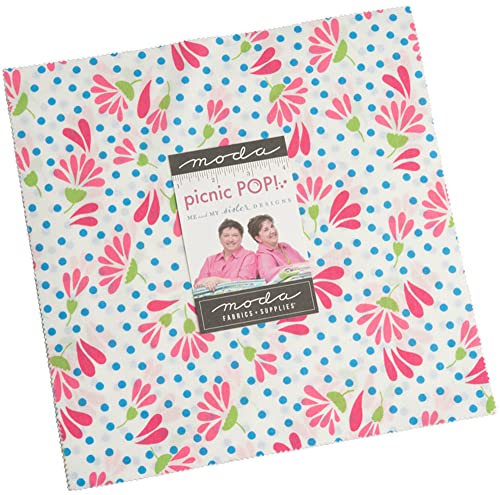 Picnic Pop Layer Cake®, 42-10" Precut Fabric Quilt Squares By Me & My Sister Designs #TOP27