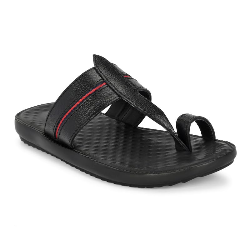 trueyarn Genuine Leather Kolhapuri Chappal For Men | Flexible Sole | Stylish and Comfortable |Thong Sandals For Men-picture-34