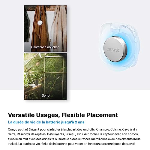 Tapo Thermomètre Intérieur Connecté WiFi, Hygromètre Température T310 – vue 5