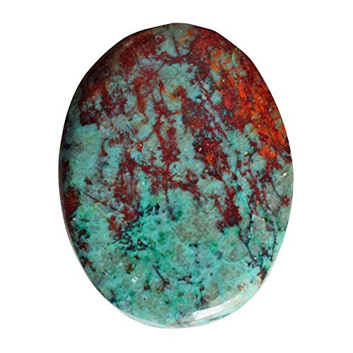 Jaspe Sonora vert naturel en cabochon idéal pour créer vos propres bijoux de lithothérapie