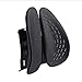 CONRAL Cojín Soporte Lumbar para Asiento automóvil, ergonomía Diseño ortopédico Cojín Soporte para Espalda Baja, Viaje Relajante Conducción Cojines Trabajo Silla Oficina en el hogar,Black