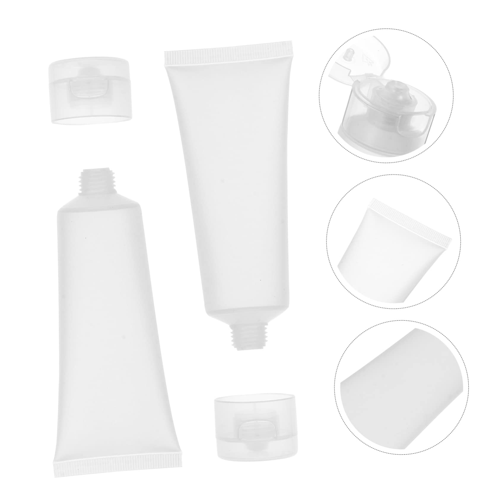 Didiseaon 10 Set Di Flaconi Da Viaggio Per Cosmetici Ricaricabili Da 50 G Da Viaggio 12 Pezzi*10
