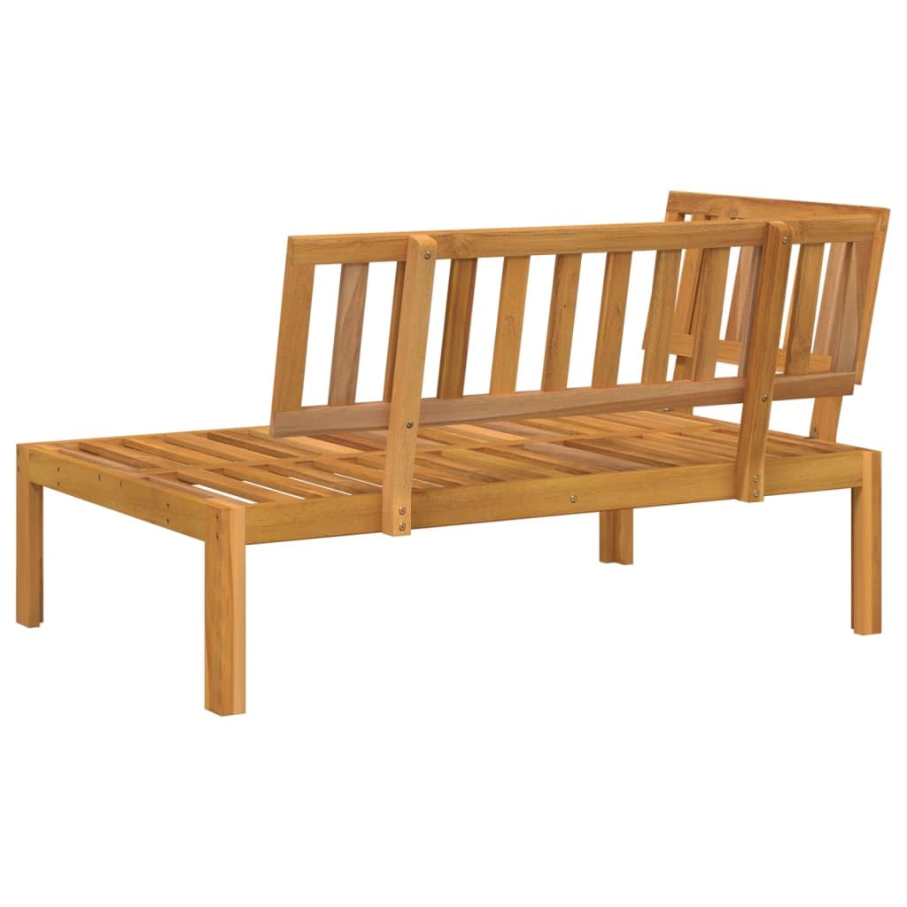 Canapé d angle palette de jardin bois massif d acacia