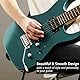 6mm Whammy Bar Gitarre Tremolo Vibrato Arm Trem Bar Stick für Strat Style E-Gitarre Tremolo System Stratocaster Silber mit weißer Spitze