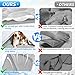 Yegookay Kühldecken Schlafplätze & Möbel für Hunde 62×50cm Katzen Kühlmatte Hund Ohne Gel Kühlplatte Kaninchen Kühlkissen Katze Kühlende Sitzauflage für Autositz Selbstkühlende Hundematte Grau M