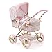 Produktbild Hauck D86486 Gini Little Diva Puppenwagen mit Abnehmbarer Softtasche und Spielzeugkorb im Leoparden-Look, klappbarer Puppenkinderwagen, Rosa/Gold