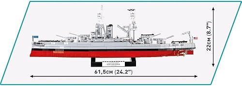 Miniatura 4 de COBI Colección Histórica WWII USS Arizona (BB-39)