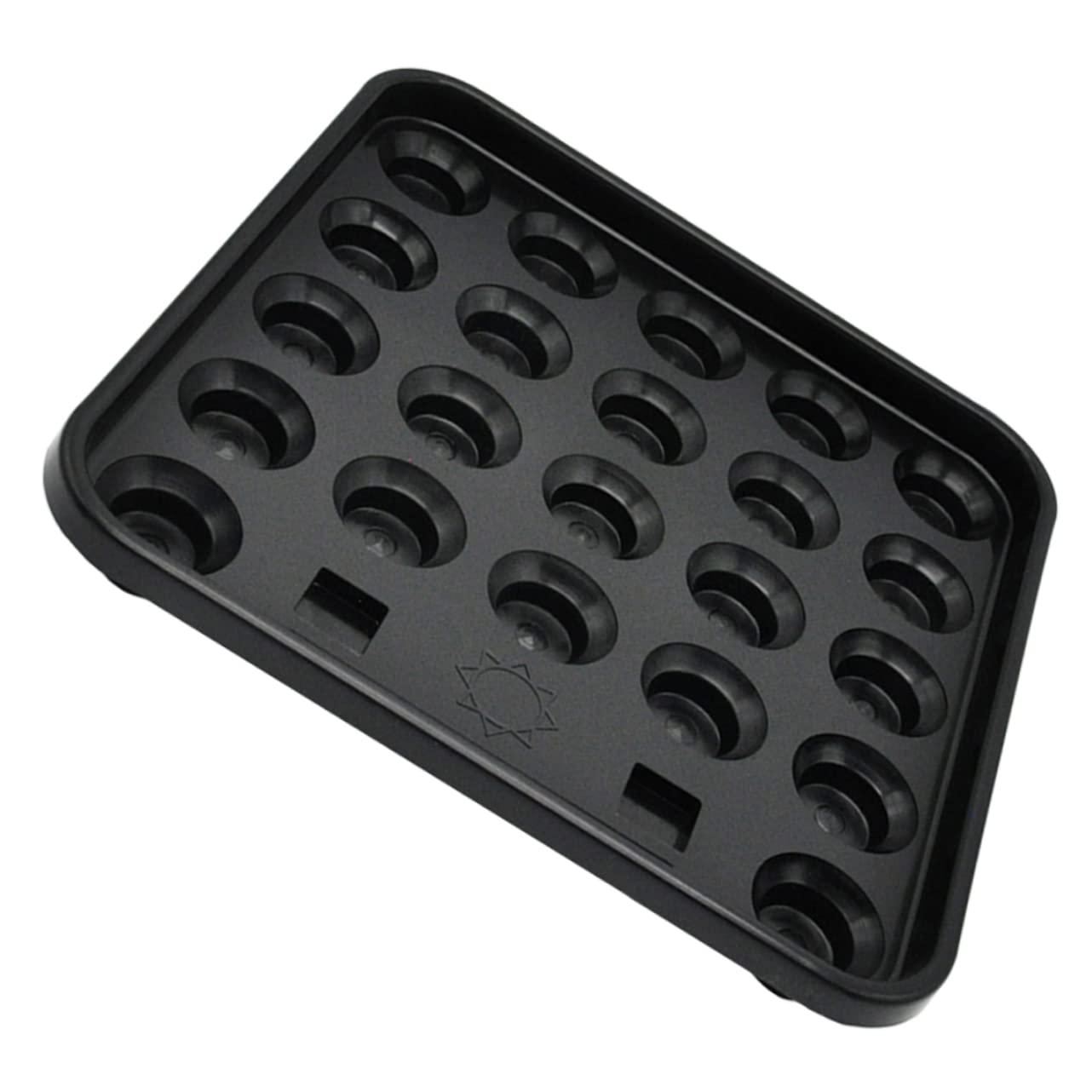 NULYLU Billiards Storage Rack 22 Balls Tray Snooker Ball Holder Pool Table Accessory