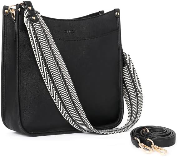 CLUCI Vegan Leather Crossbody Bags For Women Trendy Fashion Shoulder Bag Purse For Ladies with Two Strap