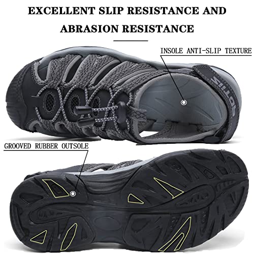 Ziitop Outdoor Hiking Sandals For Women Closed Toe Athletic Sport Women'S Sandals Summer Lightweight Trail Walking Water Shoes thumb #4