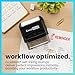 ExcelMark Reminder - Self Inking Bill Collection Stamp in Red Ink