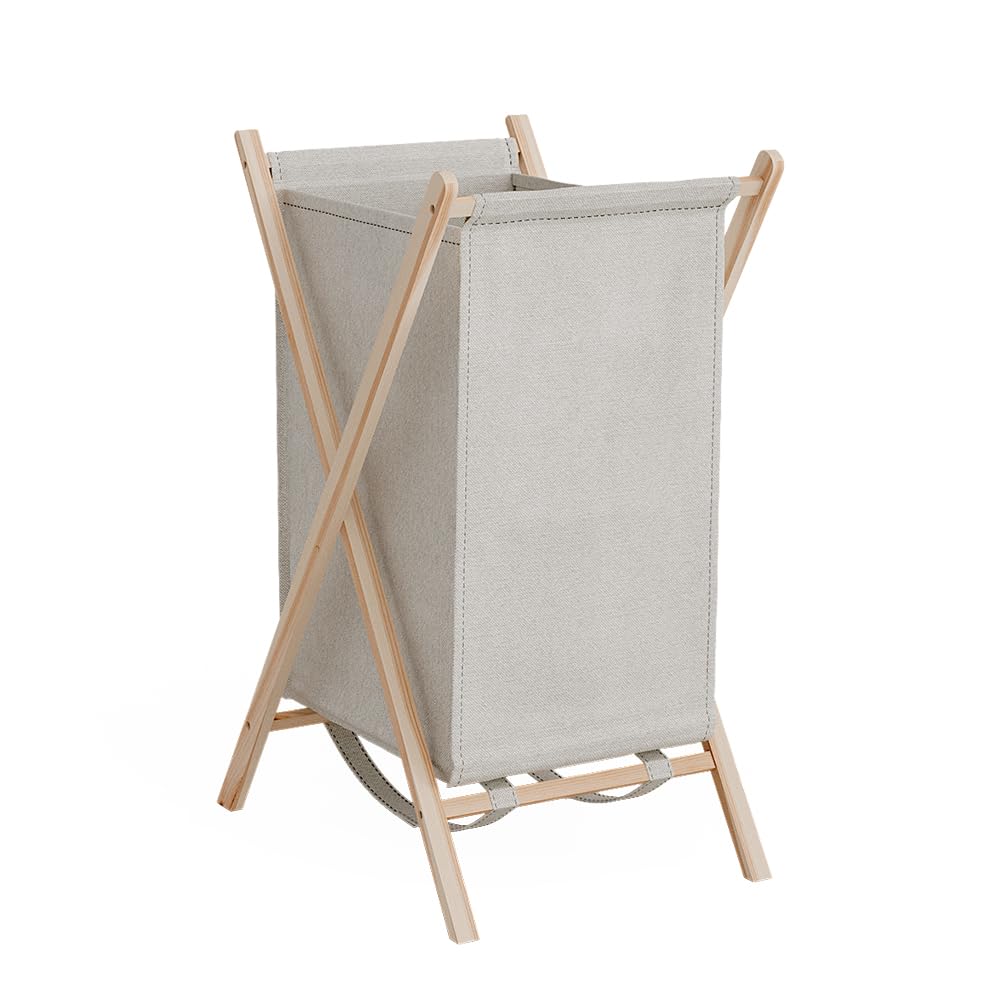 Vicco Cesto para la Ropa Sucia Bruno, Beige, 40 x 64 cm