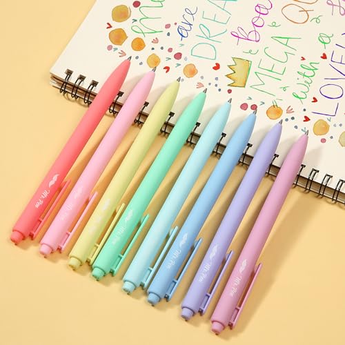 Bolígrafos de gel retráctiles Mr. Pen, pack de 8 colores pastel miniatura 6