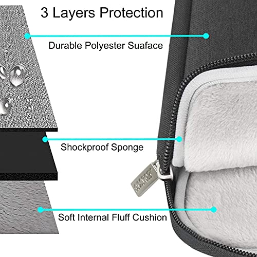 MOSISO-Laptop-Sleeve-Bag-Compatible-with-13-133-inch-MacBook-Pro-MacBook-Air-Notebook-Computer-Polyester-Vertical-Case-with-Pocket-Black