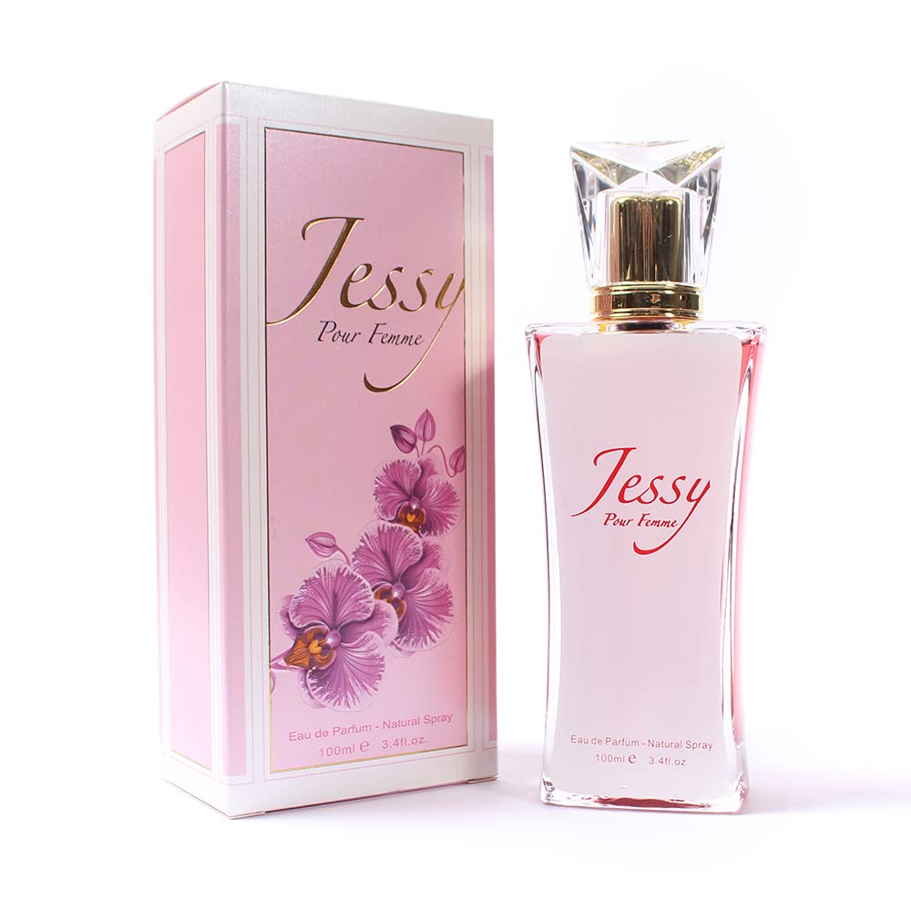 Almas Perfumes ††† Upscale Perfume & Oud co. Jessy Eau De Parfum Spray جيسي - Sweet Smelling Spray - 3.4 Fl Oz (100 ml) - Long-Lasting Aroma - Luxurious Scent of Arabia for Women