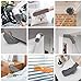 12pcs Microfiber Dusters, Duster with Extension Pole(Stainless Steel) 30 to 100'', Washable Dusters, Bendable Extendable Long Feather Duster for Cleaning Fan, High Ceiling, Blinds, Furniture, Cars