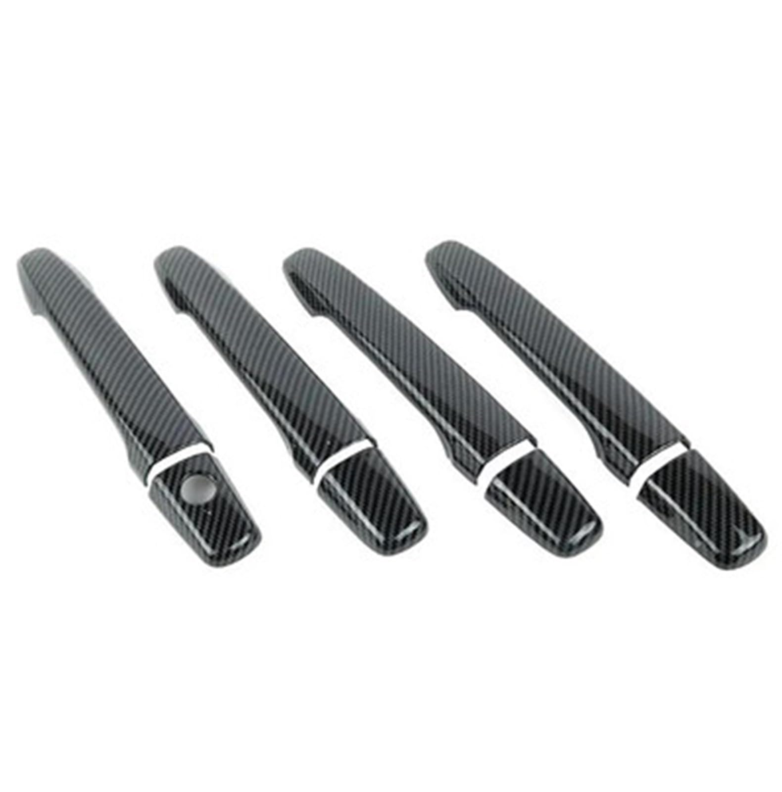 YSDSLS Car Exterior Door Handle Cover Moulding Trim Protective Accessories for Mitsubishi for Outlander 2007-2020(Single Hole Carbon)