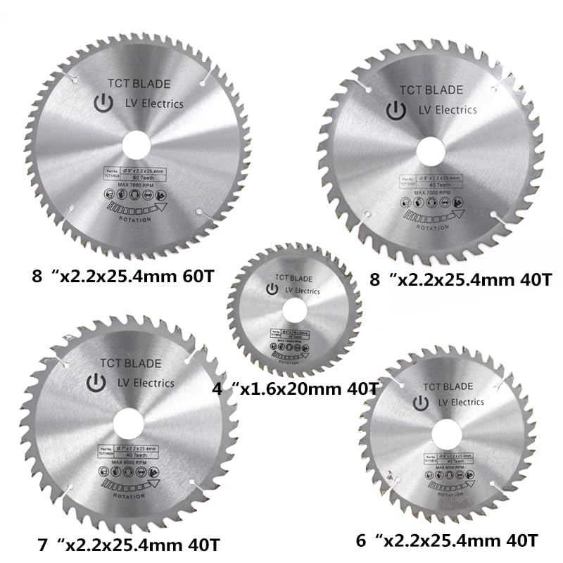 Discos para sierra circular de 7 1/4 para madera 24 Imagen adicional