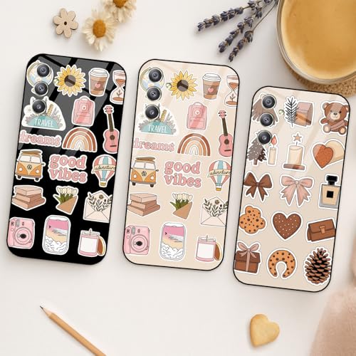 Image of COLORflow Back Cover Compatible with Samsung A34 5G | Pastel Dreams Collection Customized | Shockproof TPU Bumper with Camera Protection Back Cover Compatible with Samsung Galaxy A34 5G