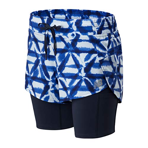 New Balance Women's Impact Run Short, Marine Blue, Medium