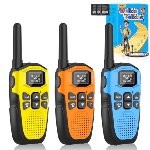 NXGKET Long Range Walkie Talkies 3 Pack