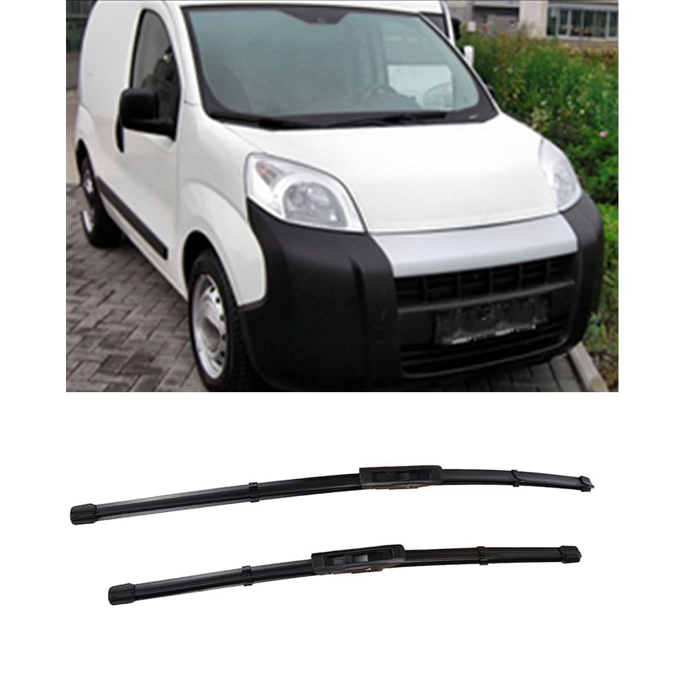Essuie-glace avant Citroen Nemo 2008-2013, balais plats 26 19 pouces pour pare-brise