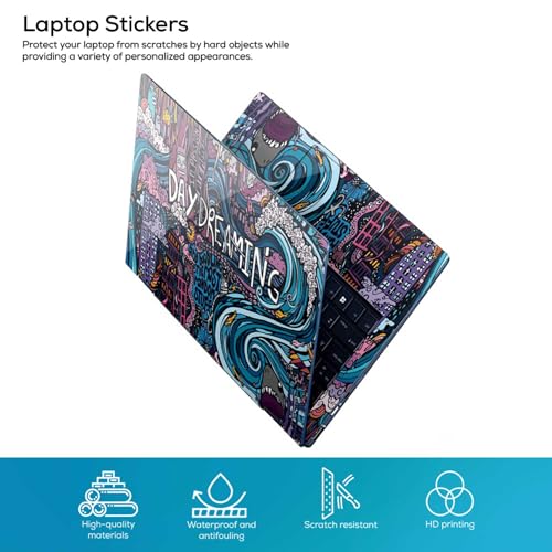Image of DSGN 88 Full Body Laptop Skin Bubble-Free| Laminated| Removable| HD Quality Sticker for Laptops Upto 15.6 Inches Compatible with Hp /Dell /Acer /Lenovo /Asus etc.