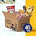 BRAZILIAN CORNER Candy Variety Box | Mixed Cookies, Candies & Chocolates Snack Boxes | Brazilian Treats for Adults, Kids & Teen | Great for Gifts, Home, School, College | 40 Count