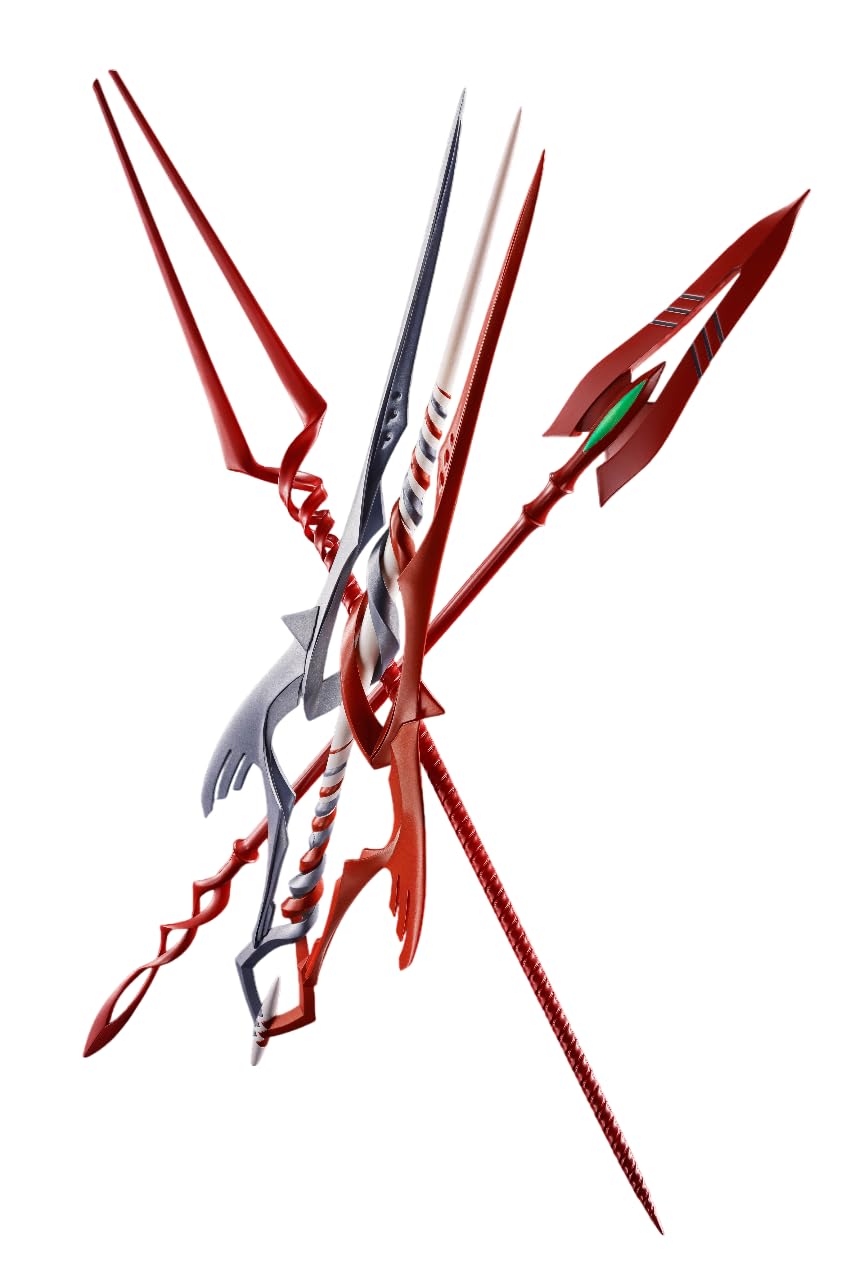 TAMASHII NATIONS Evangelion – 3 Speer-Set für Evangelion 30. mit The Spear Another Color Metal Build Actionfigur