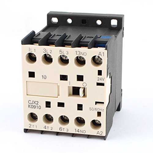 Aexit CJX2-K0910 AC Distribution electrical Contactor 24V Coil 3 Pole Phase 3P + 1NO Switch Ith 20A Ui 690V