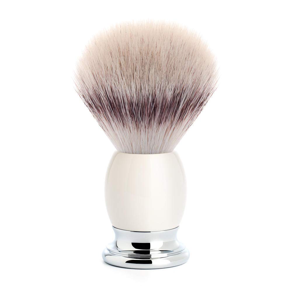 Mühle Sophist Punta Argento Fibra (Vegani) Pennello da Barba - Porcellana