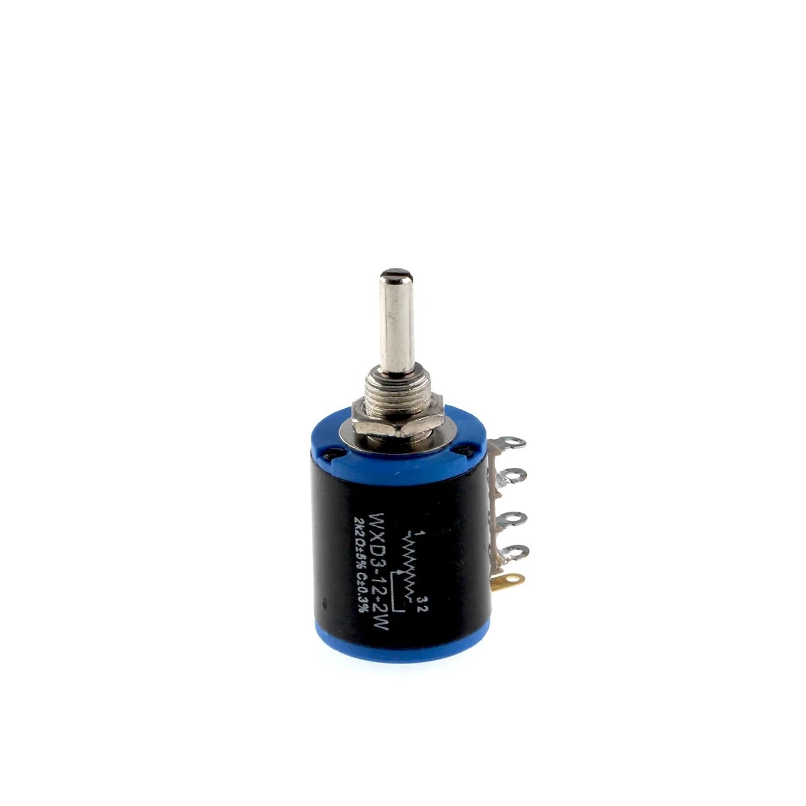 WXD3-12-2W 100 220 470 1K 2K2 3K3 4K7 47K Ohm 100R 220R 470R WXD3-12 1W potenciómetro bobinado 5 uds(2.2K Ohm)