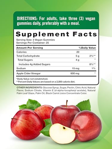 Nature's Truth ACV Gummies — 600 mg, 75 ct
