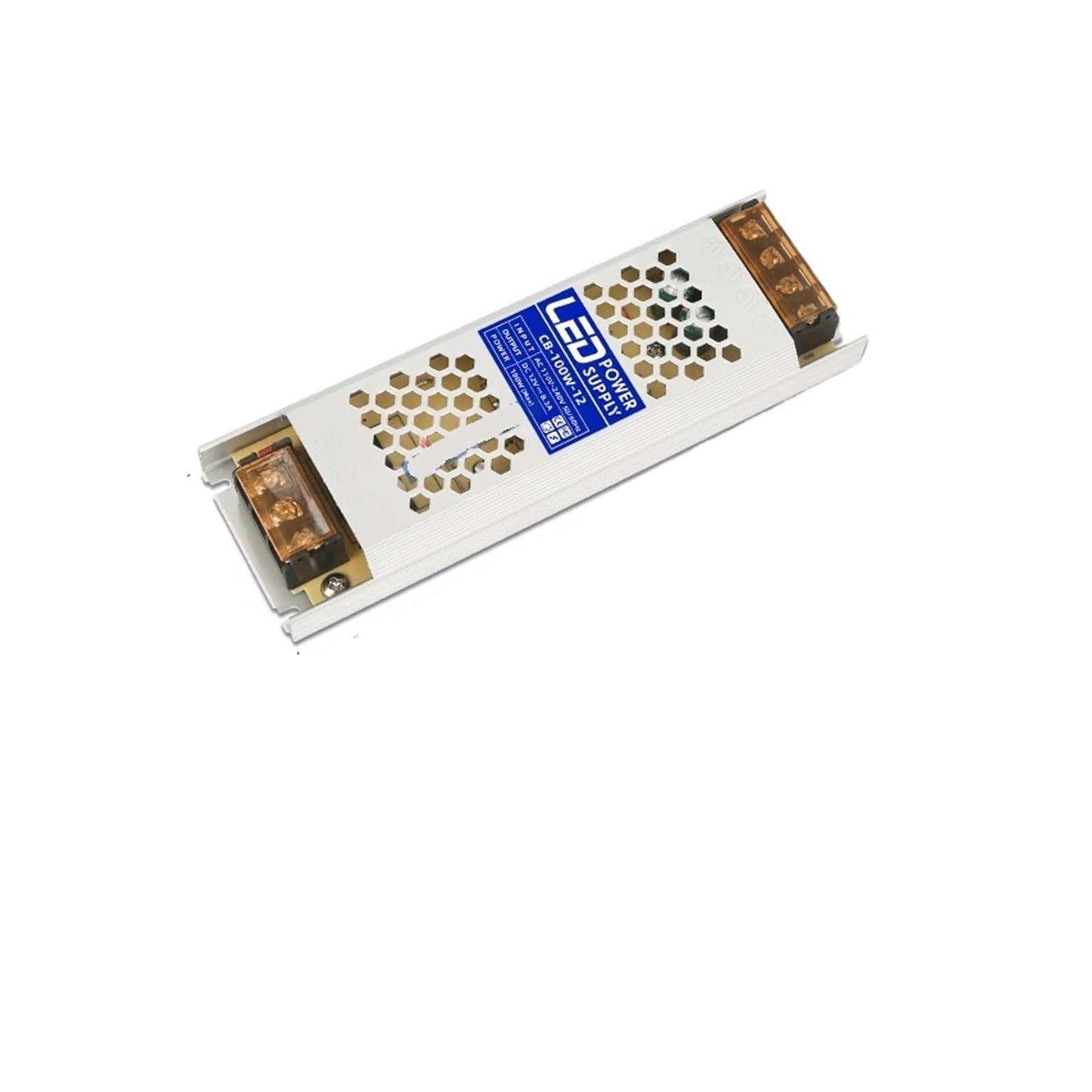 Transformateur LED 12V 100W alimentation ultra fine AC 175-240V pour bandeau