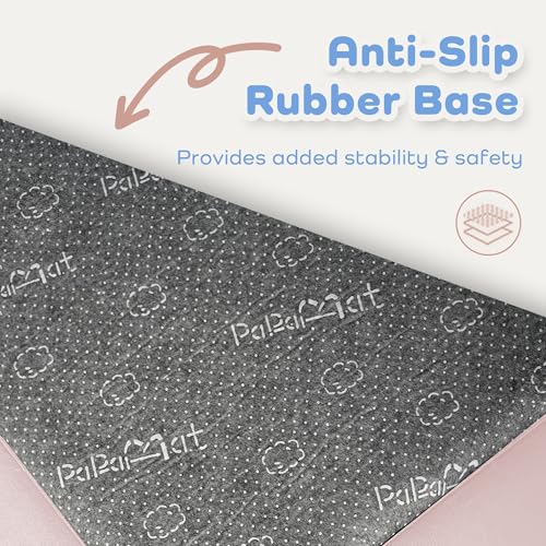 Image of 1.5 inch Thick Padded Baby Play Mat for Floor Tummy Time, Pro Soft Foam Activity Playroom Playmats, Easy Care with Non-Slip Safe for Infant Toddlers Crawling 79 inchx 79 inch (Pink)