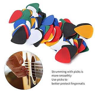 100 Médiators de Guitare, Protection des Doigts en Plastique coloré Médiators de Guitare Fins en Plastique Musical pour… - Les Beatles, Paul McCartney, John Lennon, RIngo Starr, George Harrison 100 Médiators de Guitare, Protection des Doigts en Plastique coloré Médiators de Guitare Fins en Plastique Musical pour… – Image 7