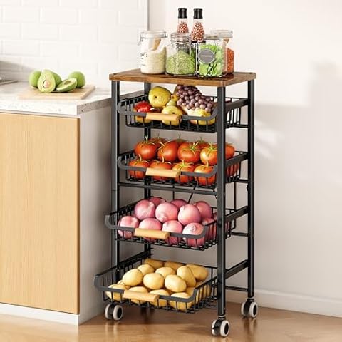 SAYZH Fruit Basket for Kitchen Cover