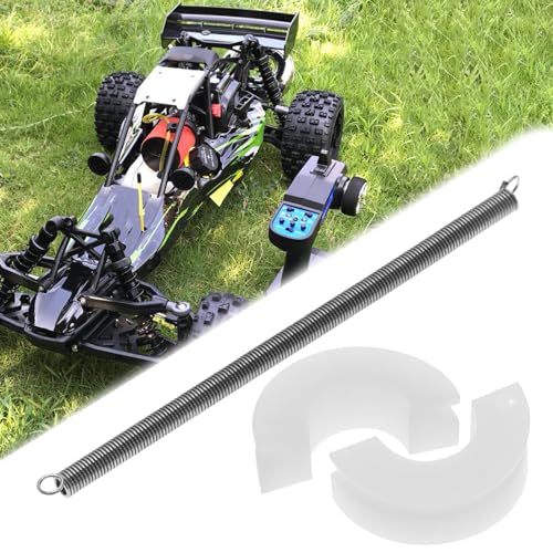 2 Sets Kupplungsgleiter RC aus Kunststoff mit Federeinstellung für Fernbedienung Nitro HSP 1/10 Auto Ersatzzubehör, Weiß