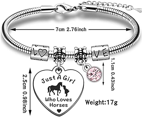 TTOVEN Horse Bracelet Horse Gifts for Girls