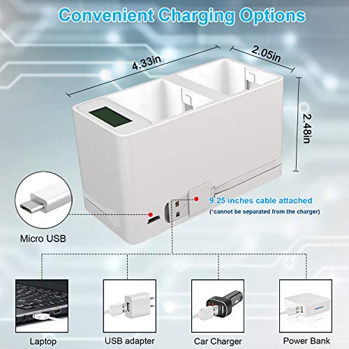 Charger Station Gift for Arlo, Digital LED Screen Charging Station Compatible for Arlo Pro/Pro 2/Go Camera (No Batteries) - Thumbnail 7