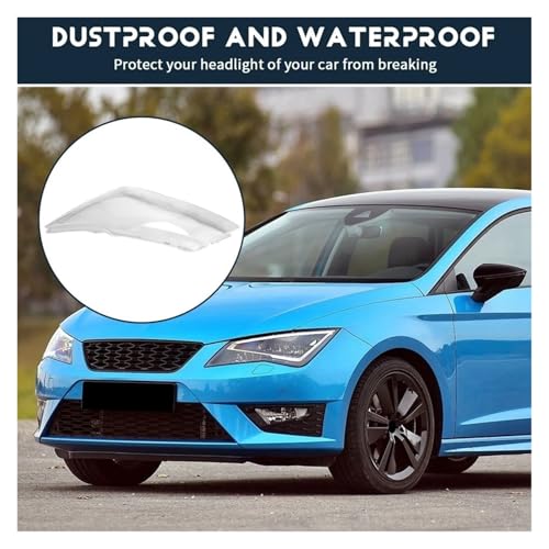 Cache-Phare Plexiglas Transparent Premium pour Seat Leon 2013-2018