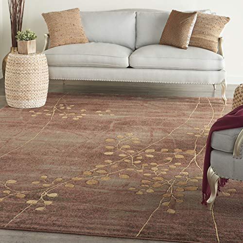 Nourison Somerset Rustic Multicolor 7'9" X 10'10" Area-Rug, Easy-Cleaning, Non Shedding, Bed Room, Living Room, Dining Room, Kitchen (8X11) #TOP8