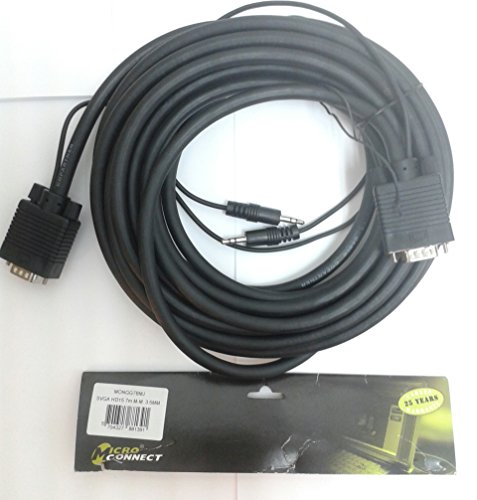 Câble VGA 7m Micro Connect MONGG7BMJ cordon écran pc noir moniteur