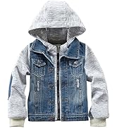 【BAON】Farpensch Denim Hood Short Jacket Amazon.com: Baby Boys Winter Denim Parka Jacket Coat Kids