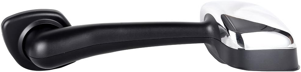 ECCPP Hood Mount Convex Mirrors A Pair Compatible For Peterbilt For Freightliner For Kenworth (2008-2016 Freightliner Cascadia Metallic Finish - Left Driver Side Manual Control)