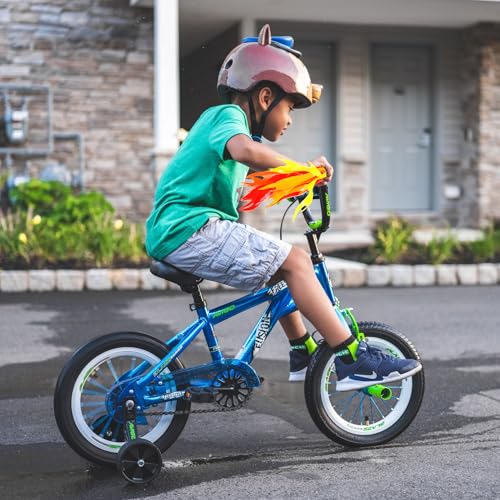 Iconikal Bicycle Scooter Handlebar Flame Streamers, 10-Inch Kids Bike Streamers, Easy Install