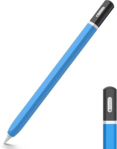 TRONWIN Apple Pencil - Funda de silicona para Apple Pencil de 2 generación, diseño clásico de lápiz, funda de agarre perfecto compatible con Apple