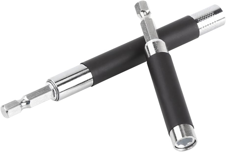 Magnetic Screwdriver Bit Holder Extendable Guide 1/4 Inch Hex Shank Impact Driver and Drill Bits