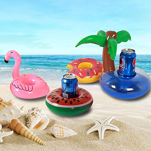 flamingo pool cup holders