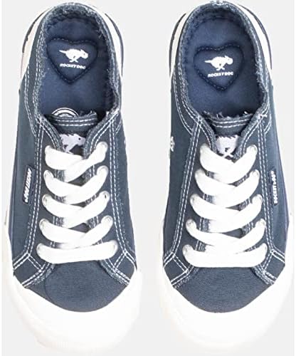 Rocket Dog Jazzin Womens Navy Canvas Shoe - Size 8 UK - Blue